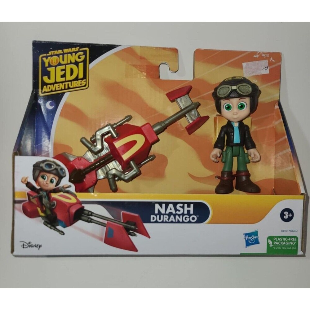 Star Wars Young Jedi Adventures Nash Durango and Speeder Bike Vehicle Set New